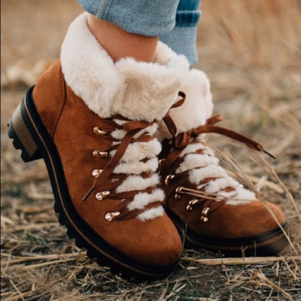 Fur Lined Snow Boots